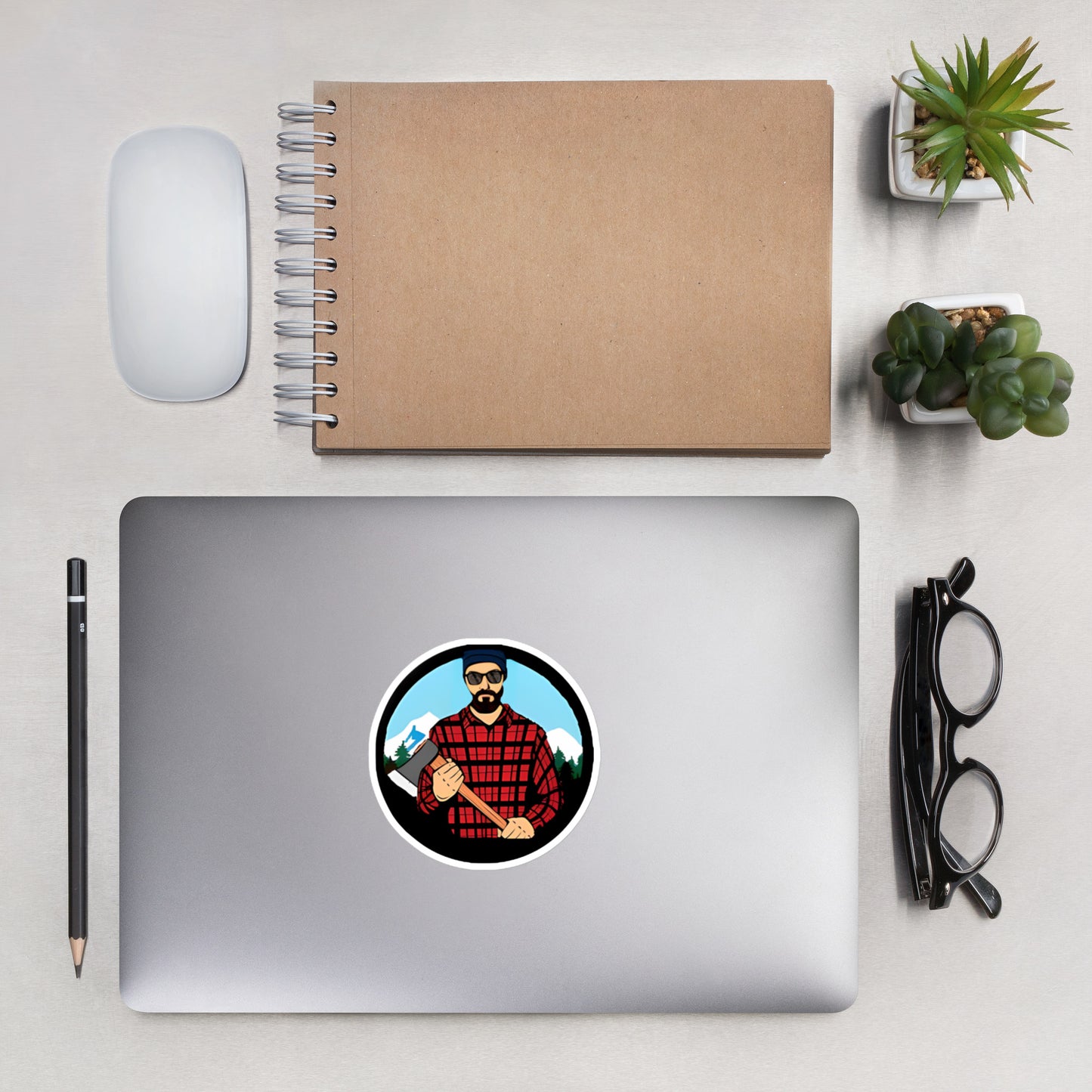 Plaid Guys stickers